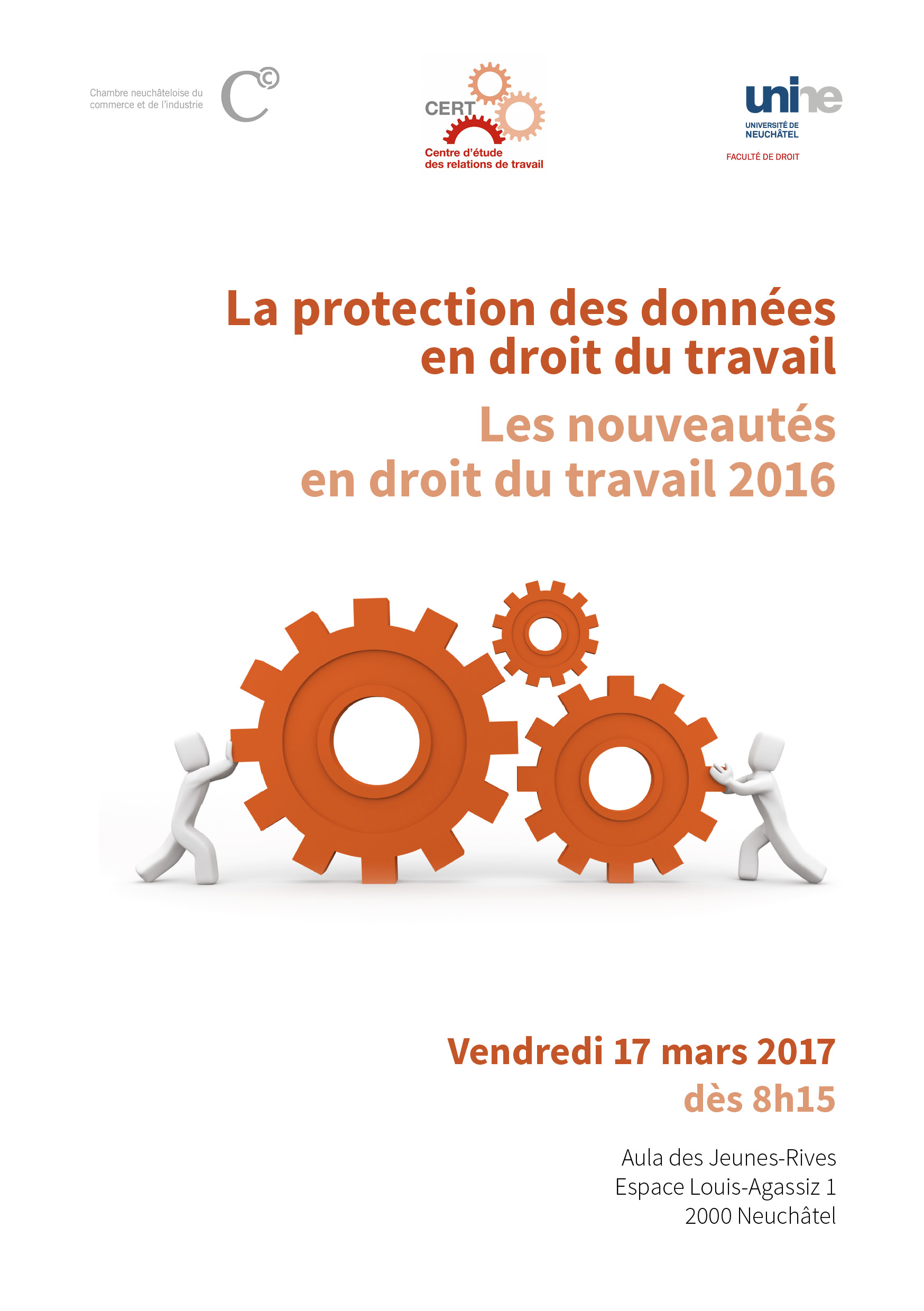 La protection des données en droit du travail - Les nouveautés en droit du travail 2016 