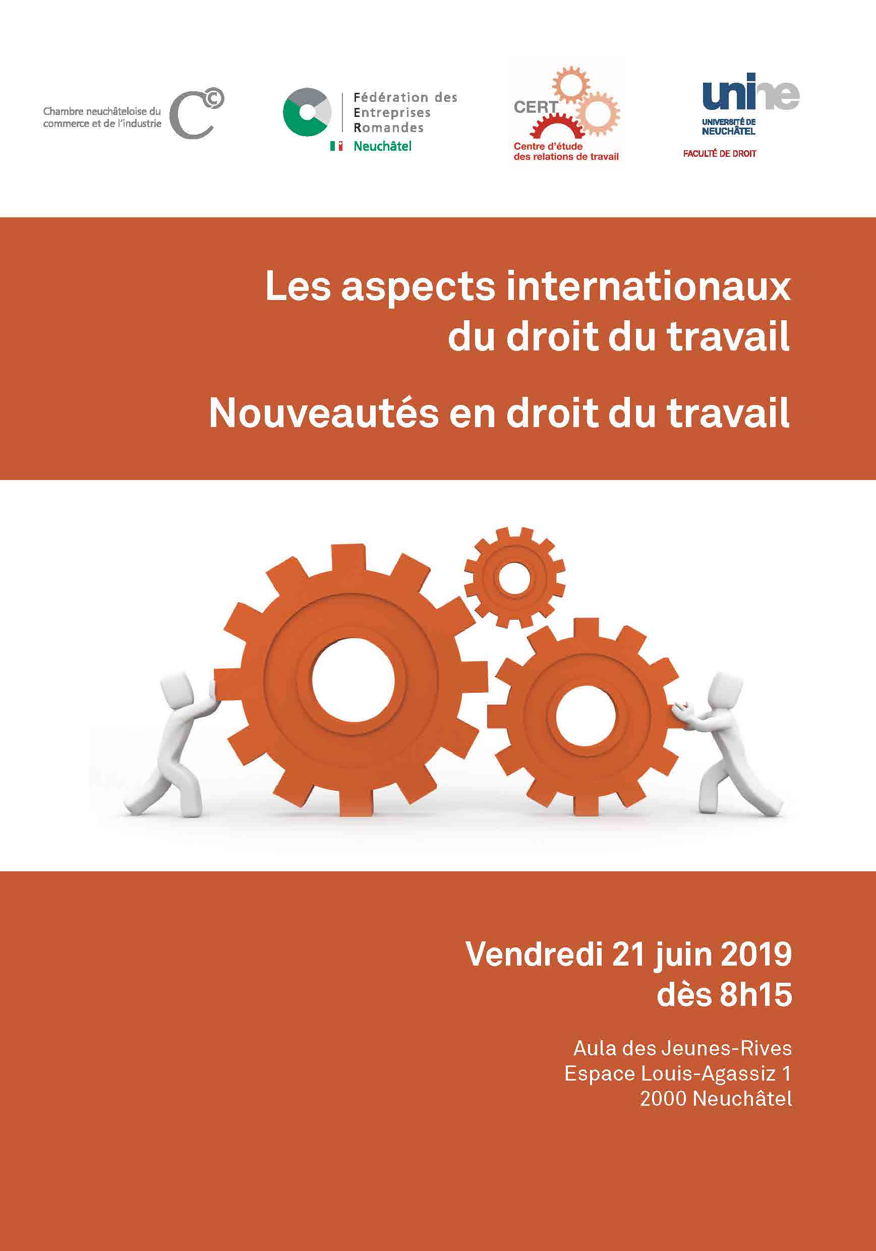 Les aspects internationaux du droit du travail et les nouveautés en droit du travail 