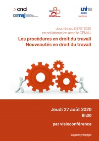 Les procédures en droit du travail - Nouveautés en droit du travail 