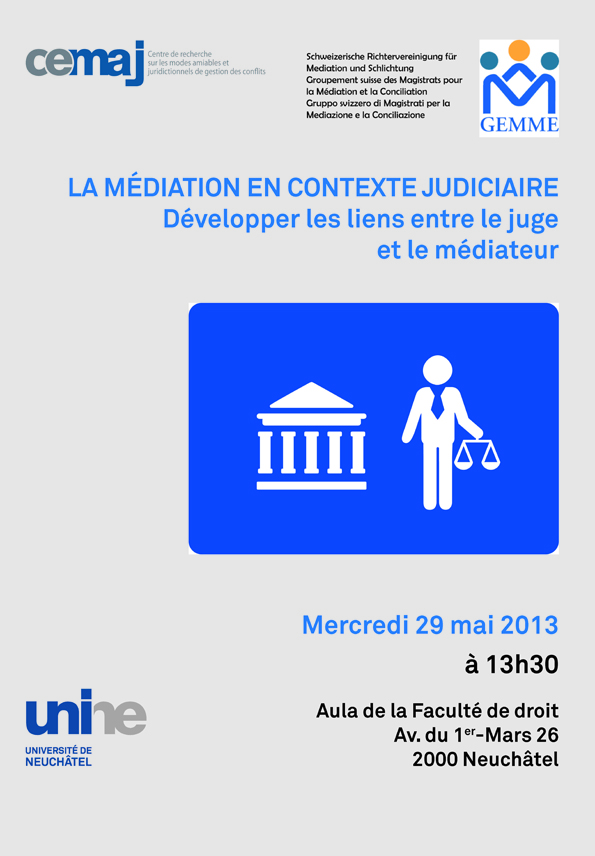 La médiation en contexte judiciaire 