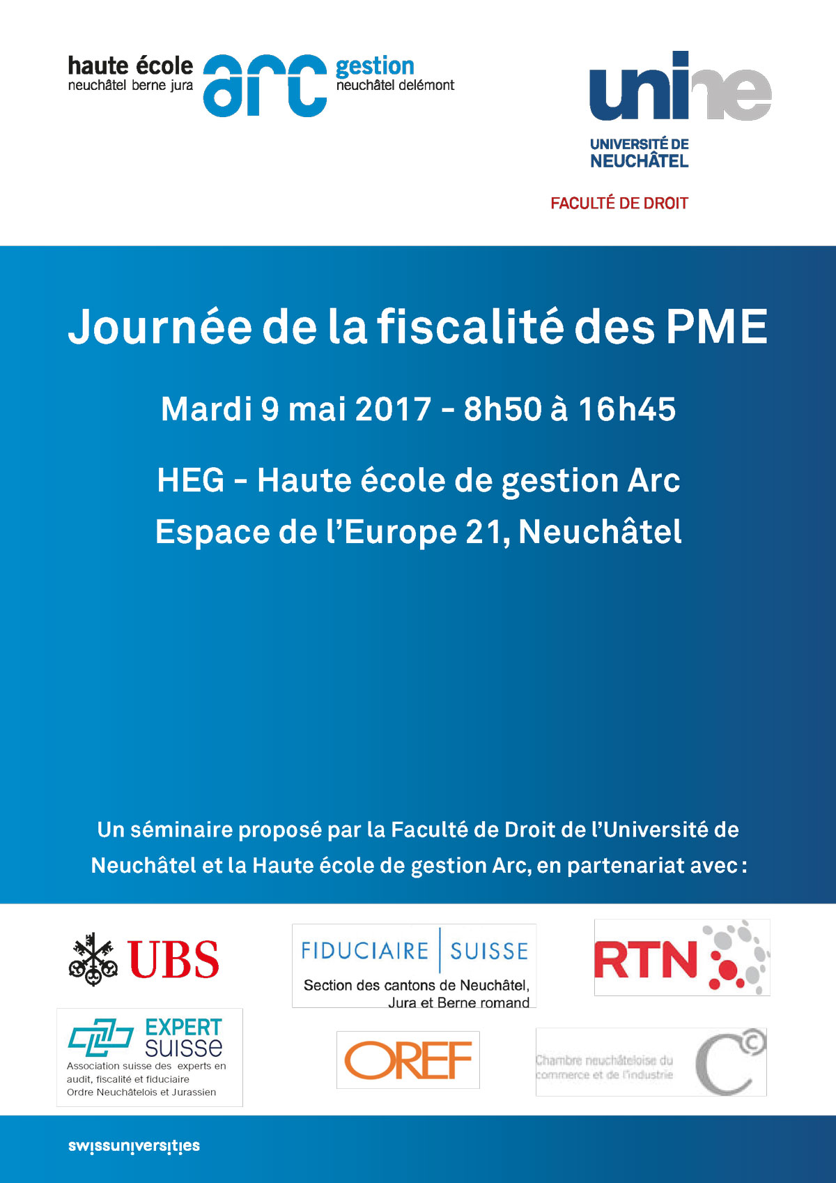 Journée de la fiscalité des PME 