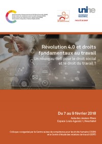 Révolution 4.0 et droits fondamentaux au travail