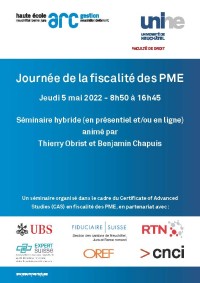 Journée de la fiscalité des PME 