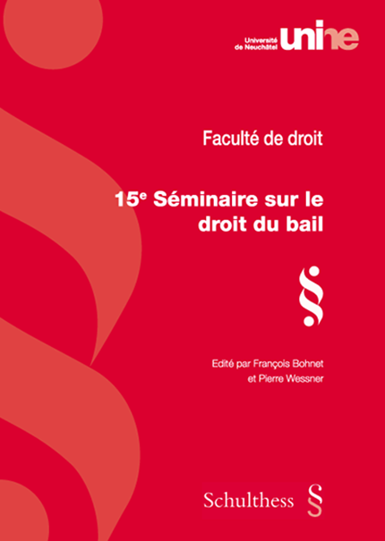 15e Séminaire sur le droit du bail