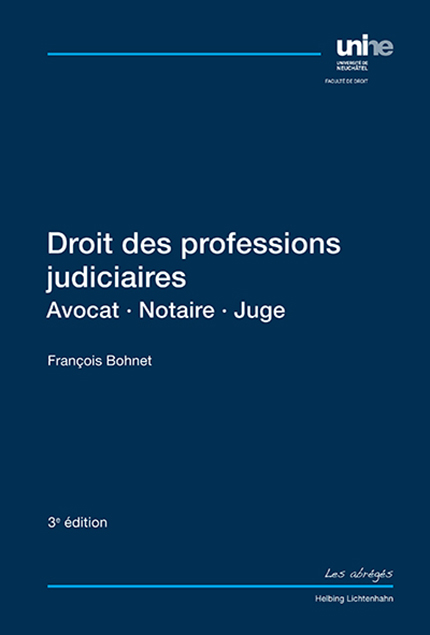 Droit des professions judiciaires - Avocat - Notaire - Juge