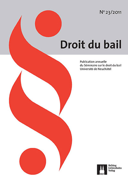 Revue Droit du bail 23/2011