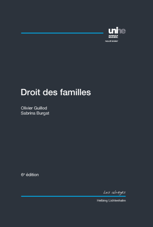 Droit des familles - 6e édition