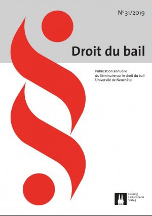 Revue Droit du bail 31/2019